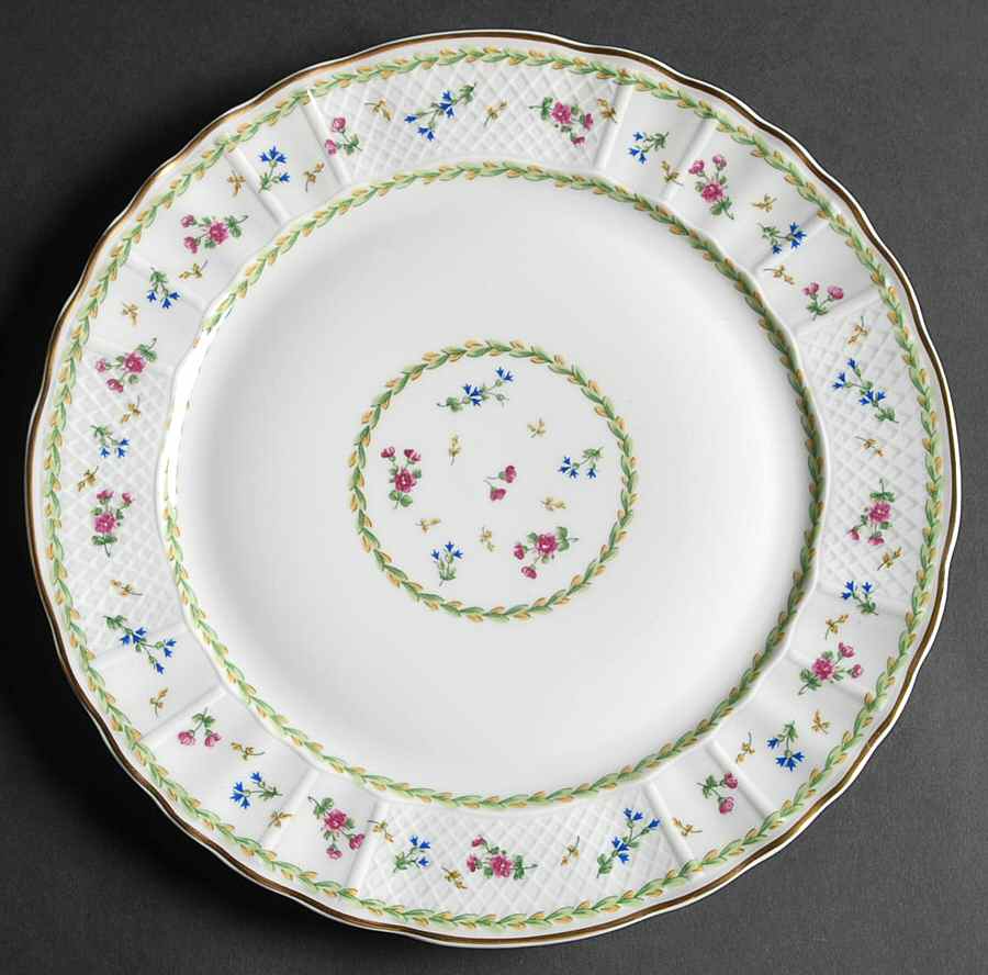 Artois Vert (Versailles Shape) Dinner Plate by Bernardaud-1