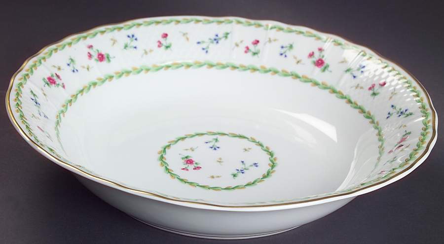 Artois Vert (Versailles Shape) 9" Round Vegetable Bowl by Bernardaud-1