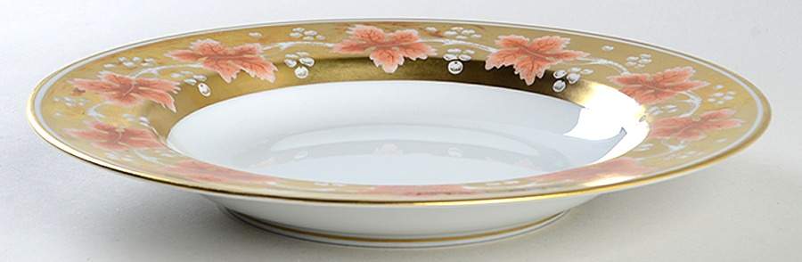 Bacchanale Rim Soup Bowl by Bernardaud-1