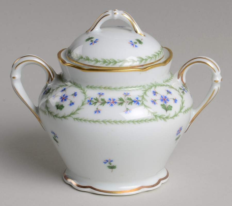 Barbeaux Mini Sugar Bowl & Lid by Bernardaud-1