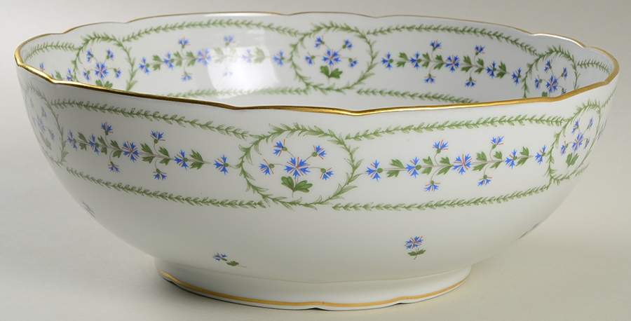 Barbeaux 10" Large Salad Serving Bowl by Bernardaud-1