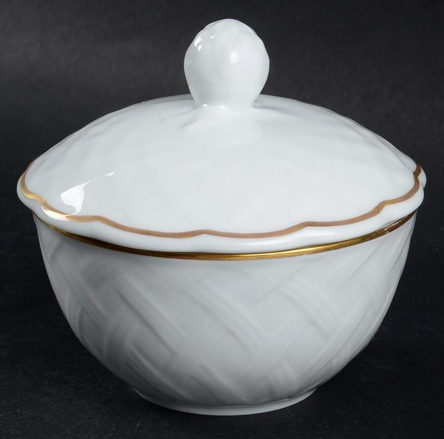 Baudelaire Sugar Bowl & Lid by Bernardaud-1