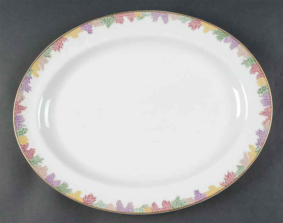 Bel Ami 15" Oval Serving Platter by Bernardaud-1