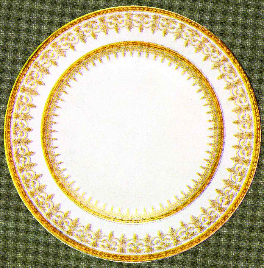 Beauregard Gold Dinner Plate by Bernardaud-1