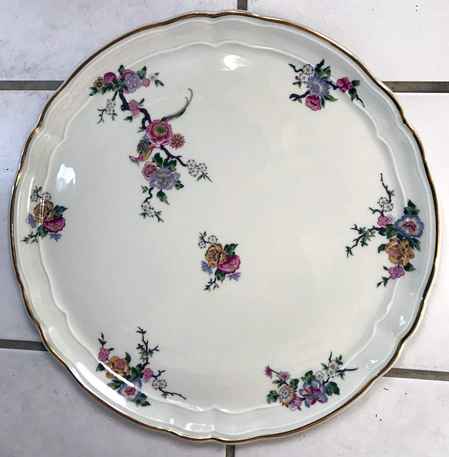 Bengali (Cream, Regence) Cake Plate by Bernardaud-1