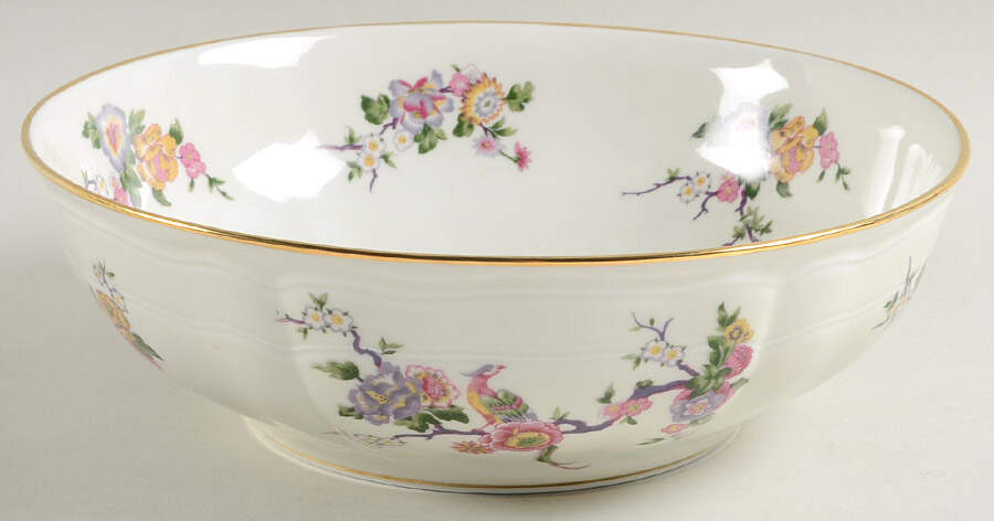 Bengali (Cream, Regence) 10" Round Vegetable Bowl by Bernardaud-1