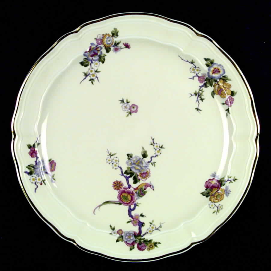 Bengali (Cream, Regence) Dinner Plate by Bernardaud-1