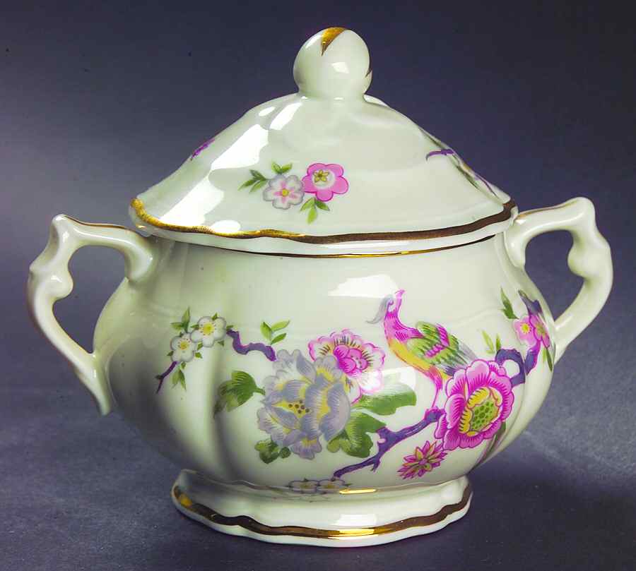 Bengali (Cream, Regence) Mini Sugar Bowl & Lid by Bernardaud-1