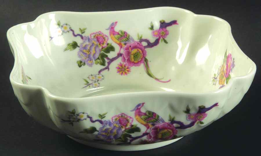 Bengali (Cream, Regence) Large Lobed Bowl by Bernardaud-1