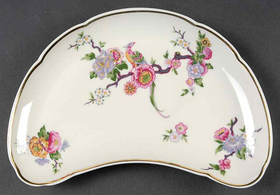 Bengali (Cream, Regence) Crescent Salad Plate by Bernardaud-1