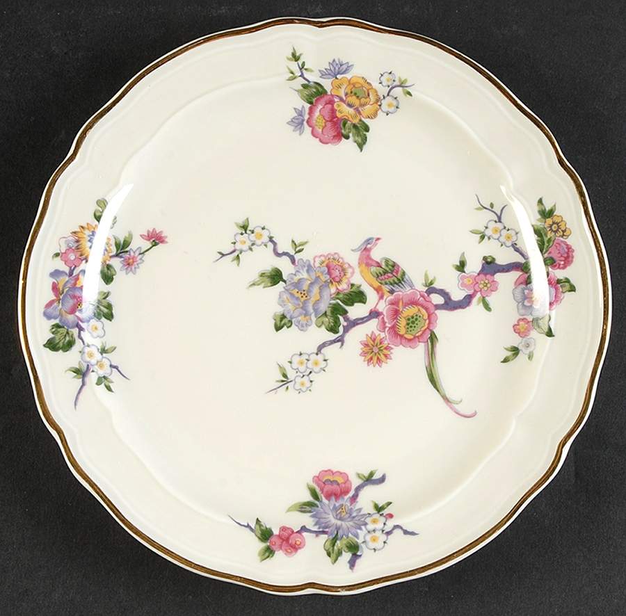 Bengali (Cream, Regence) Dessert/Pie Plate by Bernardaud-1