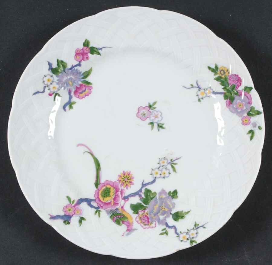 Bengali (White, Vannerie) Bread & Butter Plate by Bernardaud-1
