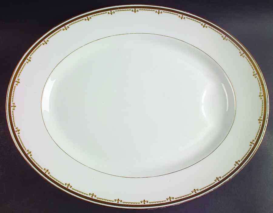 BER10 17" Oval Serving Platter by Bernardaud-1