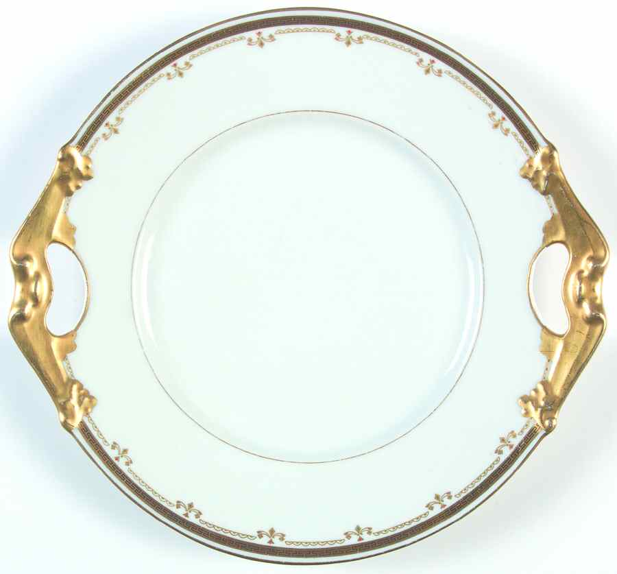 BER10 Handled Cake Plate by Bernardaud-1