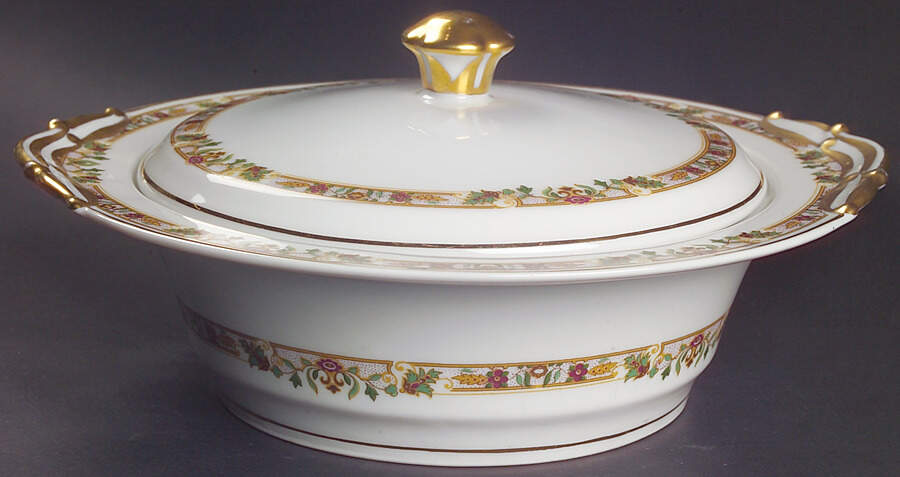 BER104 Round Covered Vegetable by Bernardaud-1