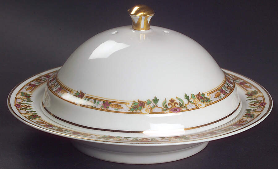 BER104 Round Covered Butter by Bernardaud-1