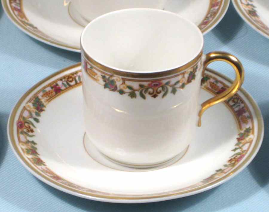 BER104 Flat Cup & Saucer Set by Bernardaud-1