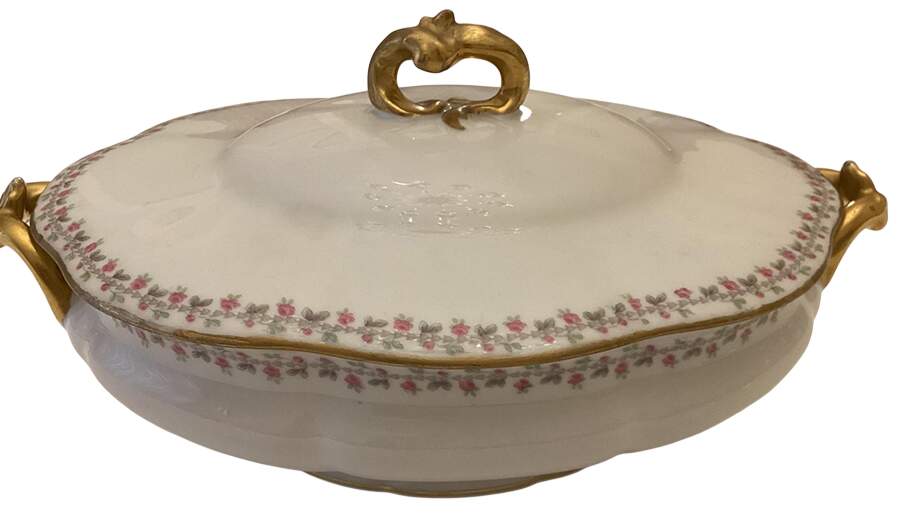 BER119 Oval Covered Vegetable by Bernardaud-1