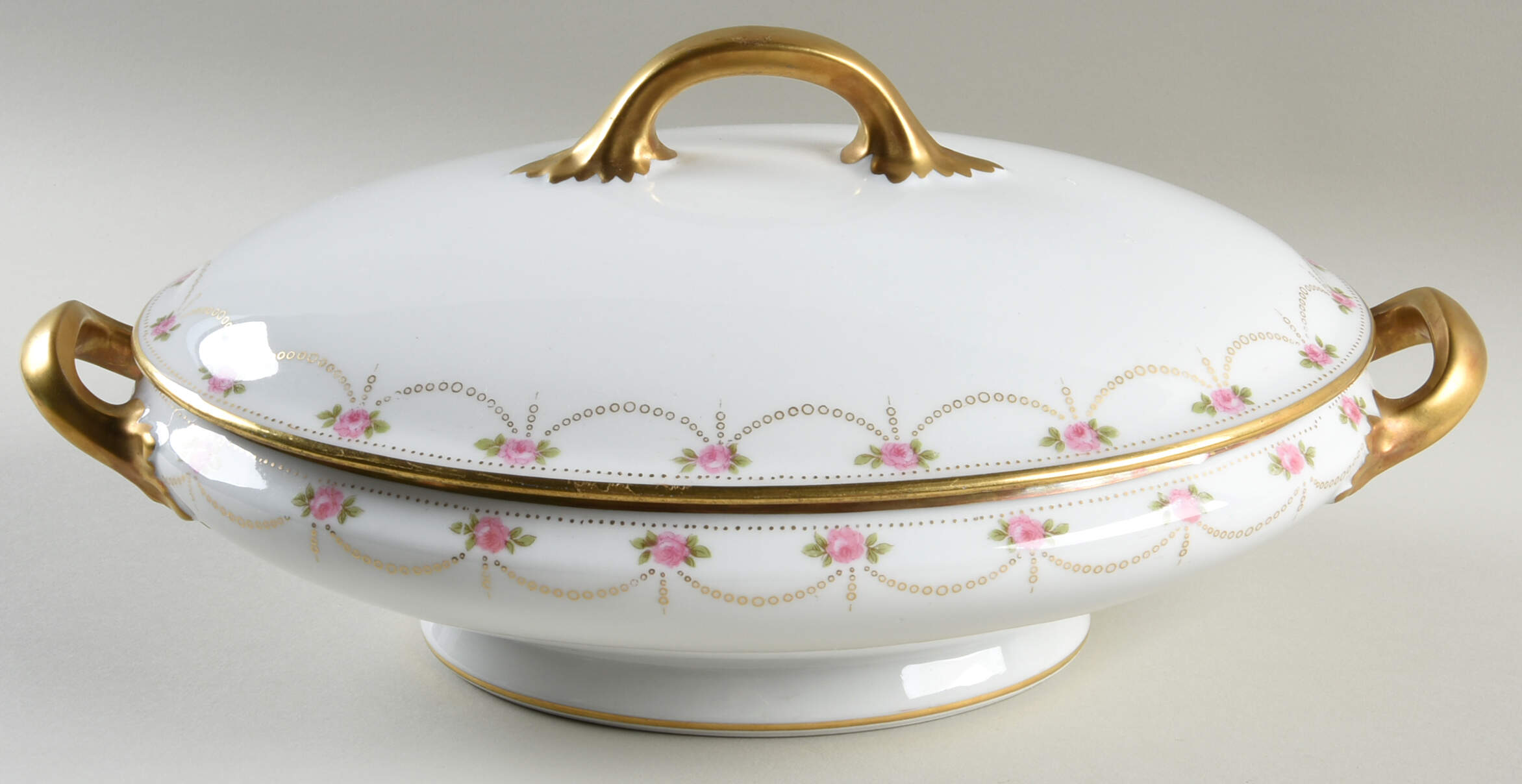 BER126 Oval Covered Vegetable by Bernardaud-1