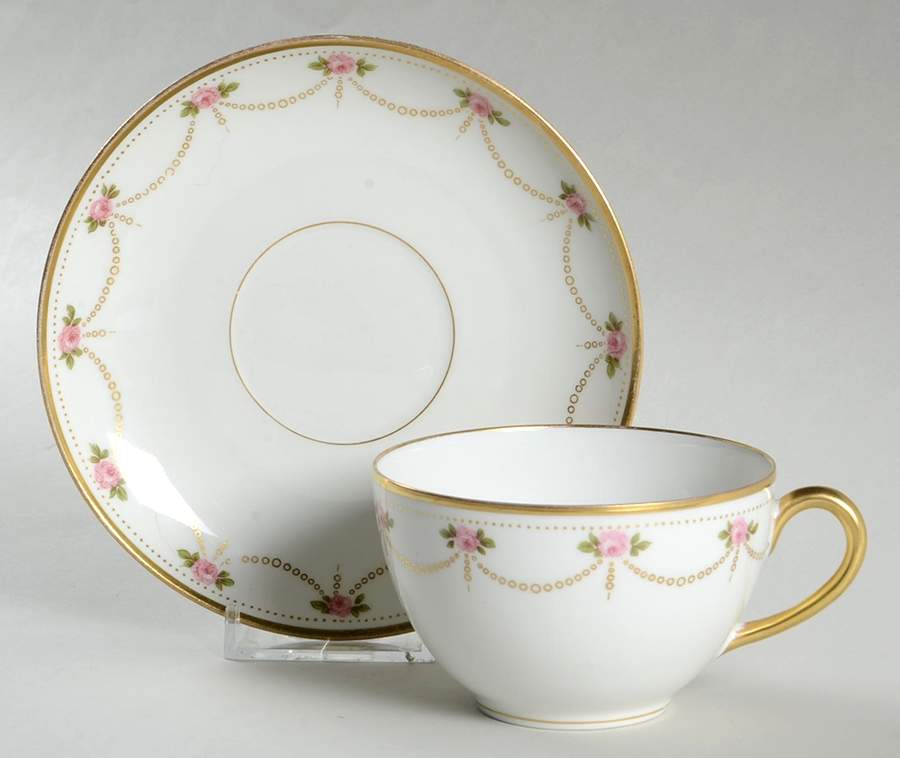 BER126 Flat Cup & Saucer Set by Bernardaud-1
