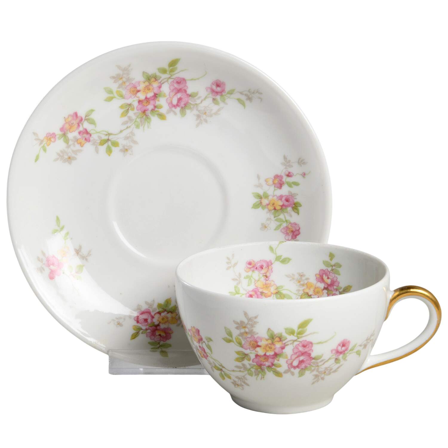 BER130 Flat Cup & Saucer Set by Bernardaud-1