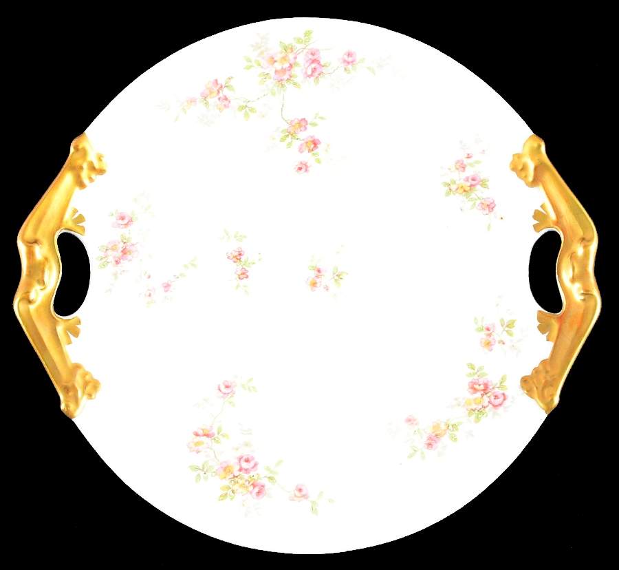 BER130 Handled Cake Plate by Bernardaud-1