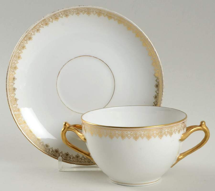 BER139 Flat Cup & Saucer Set by Bernardaud-1