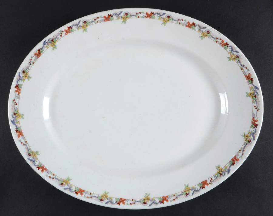 BER22 (NO VERGE) 15" Oval Serving Platter by Bernardaud-1