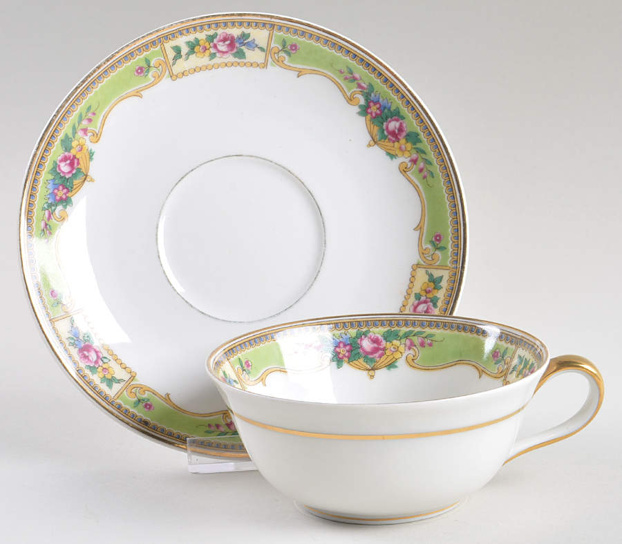 BER24 Flat Cup & Saucer Set by Bernardaud-1