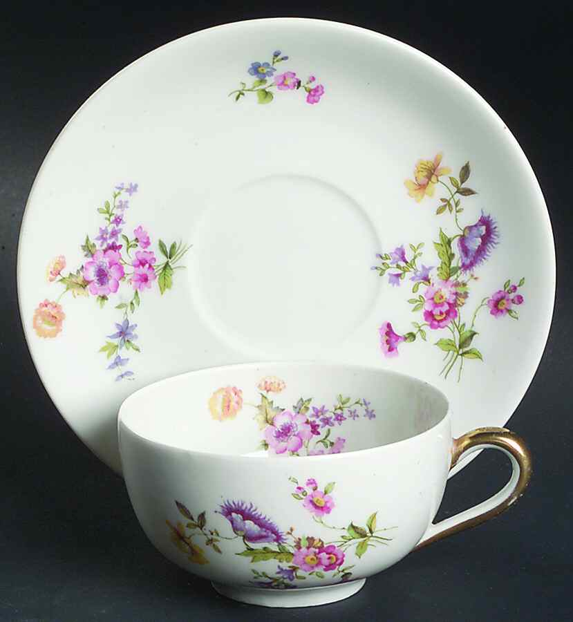 BER3 Flat Cup & Saucer Set by Bernardaud-1