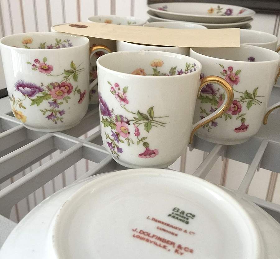 BER3 Flat Demitasse Cup & Saucer Set by Bernardaud-1