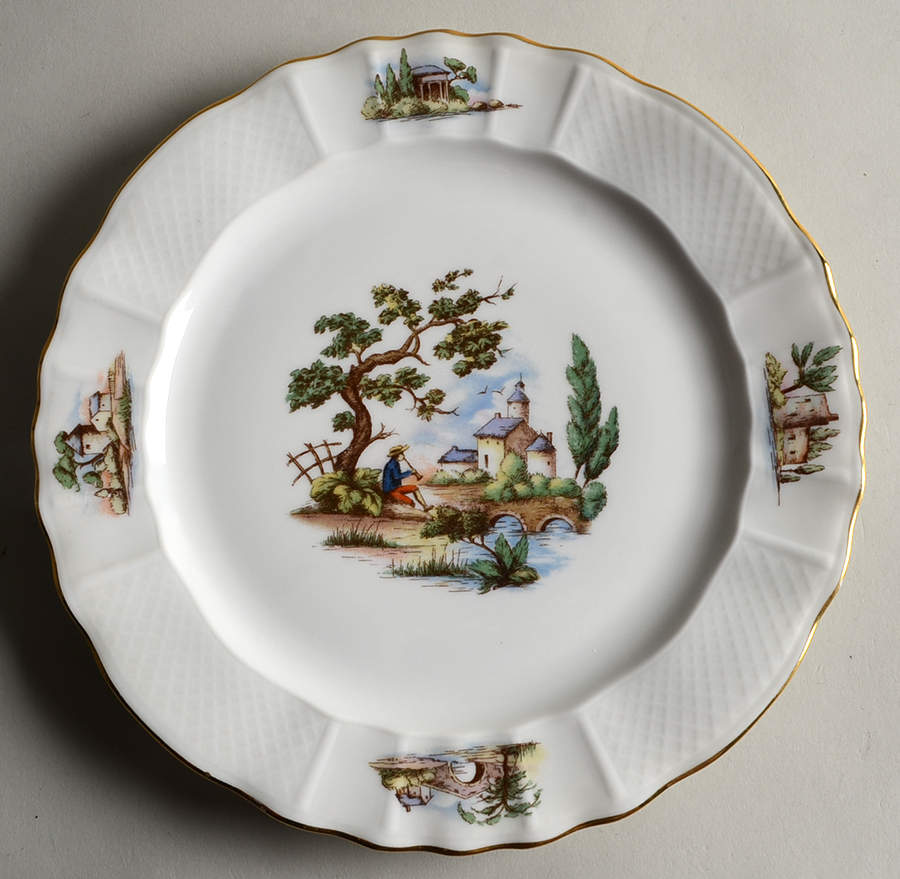 BER4 Luncheon Plate by Bernardaud-1