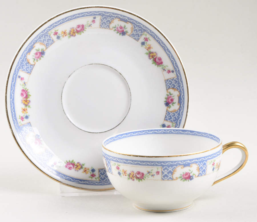 BER40 Flat Cup & Saucer Set by Bernardaud-1