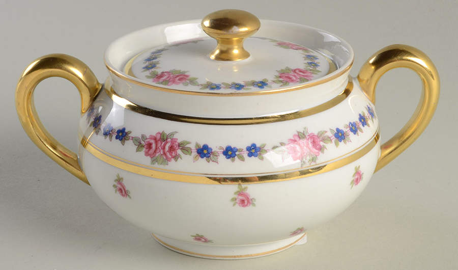 Fontenay, The Sugar Bowl & Lid by Bernardaud-1