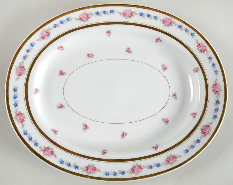 Fontenay, The 10" Oval Serving Platter by Bernardaud-1