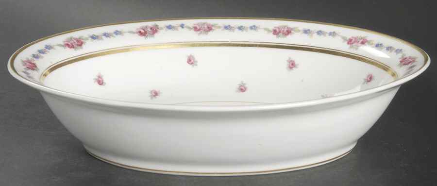 Fontenay, The 10" Oval Vegetable Bowl by Bernardaud-1