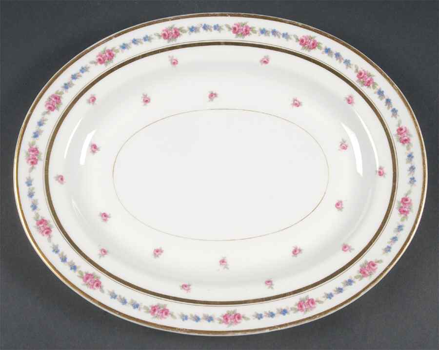Fontenay, The 12" Oval Serving Platter by Bernardaud-1