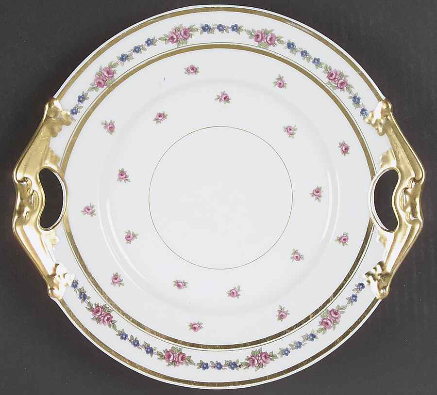 Fontenay, The Handled Cake Plate by Bernardaud-1