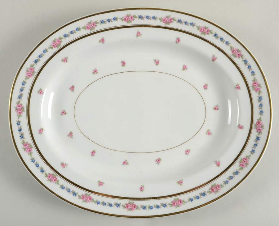 Fontenay, The 14" Oval Serving Platter by Bernardaud-1