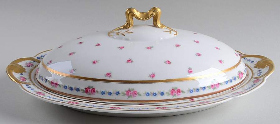 Fontenay, The Oval Platter & Cover by Bernardaud-1