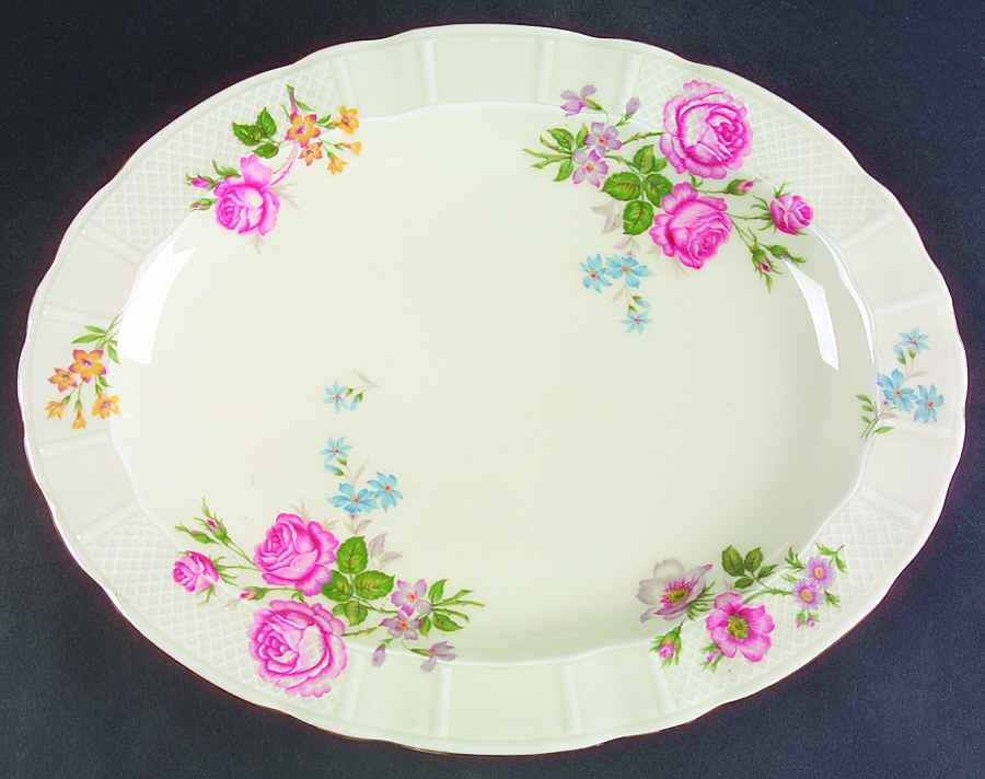 19566 15" Oval Serving Platter by Bernardaud-1