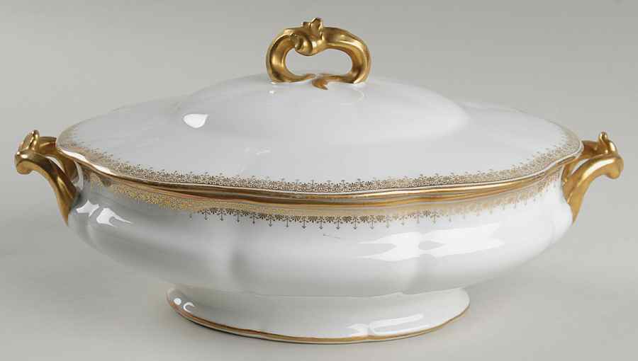 BER48 Oval Covered Vegetable by Bernardaud-1
