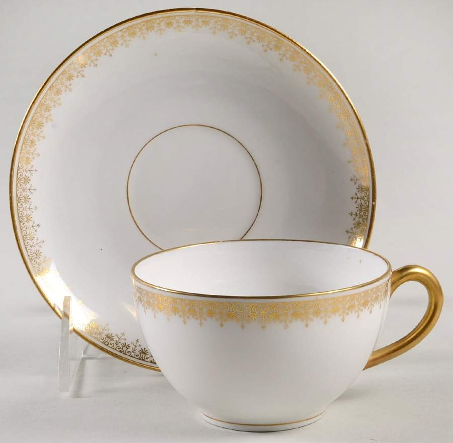 BER48 Flat Cup & Saucer Set by Bernardaud-1