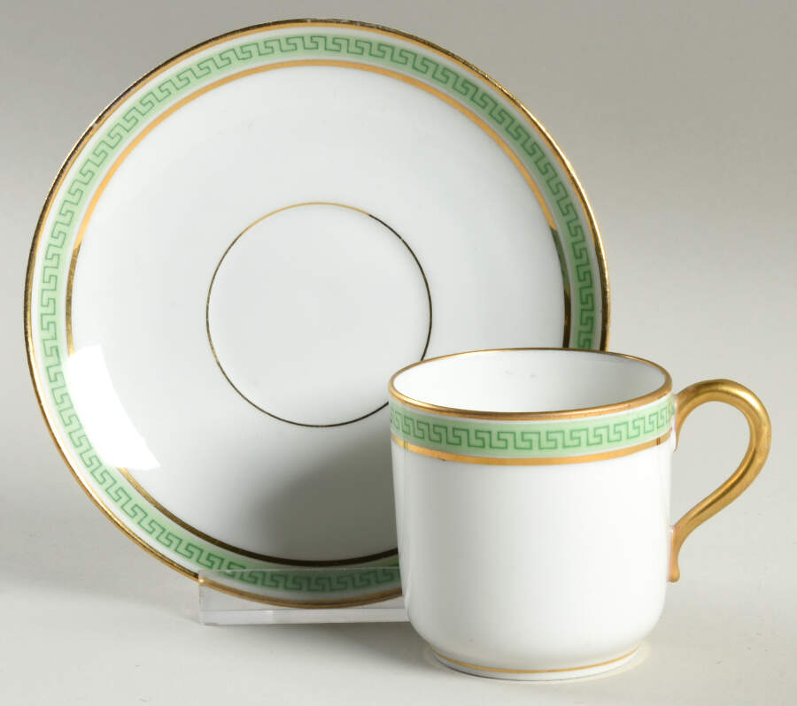BER5 Demitasse Cup & Saucer Set by Bernardaud-1