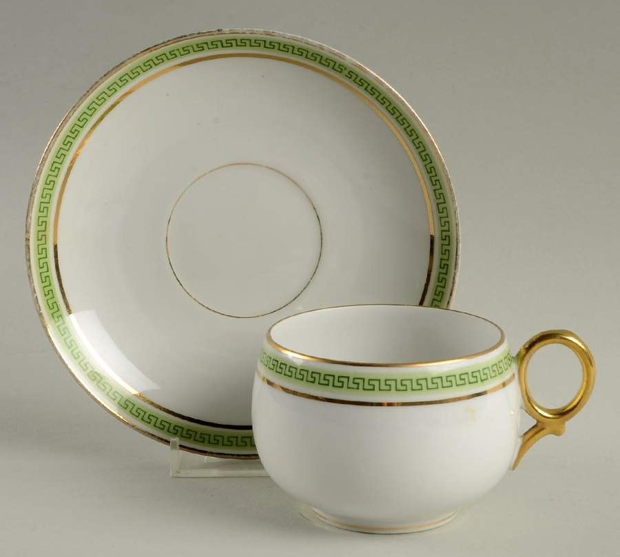 BER5 Flat Cup & Saucer Set by Bernardaud-1