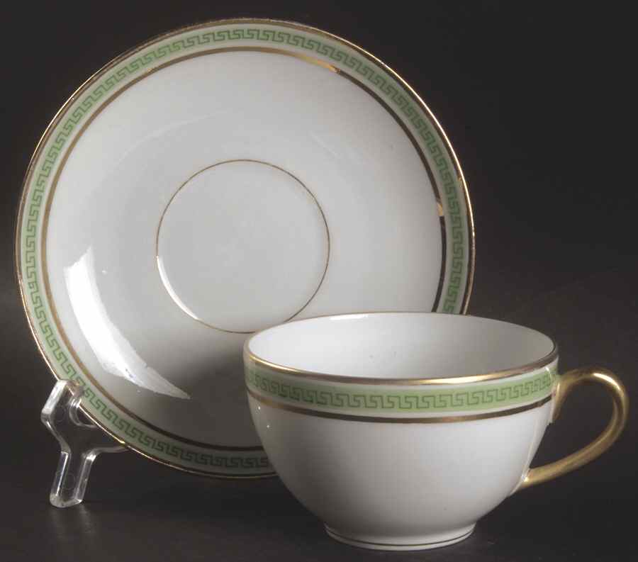 BER5 Flat Cup & Saucer Set by Bernardaud-1