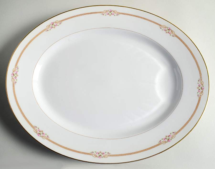 BER50 17" Oval Serving Platter by Bernardaud-1