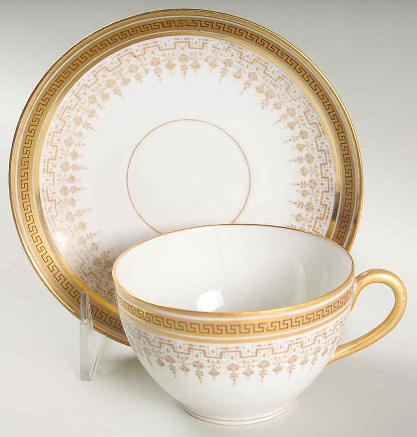 BER6 Flat Cup & Saucer Set by Bernardaud-1