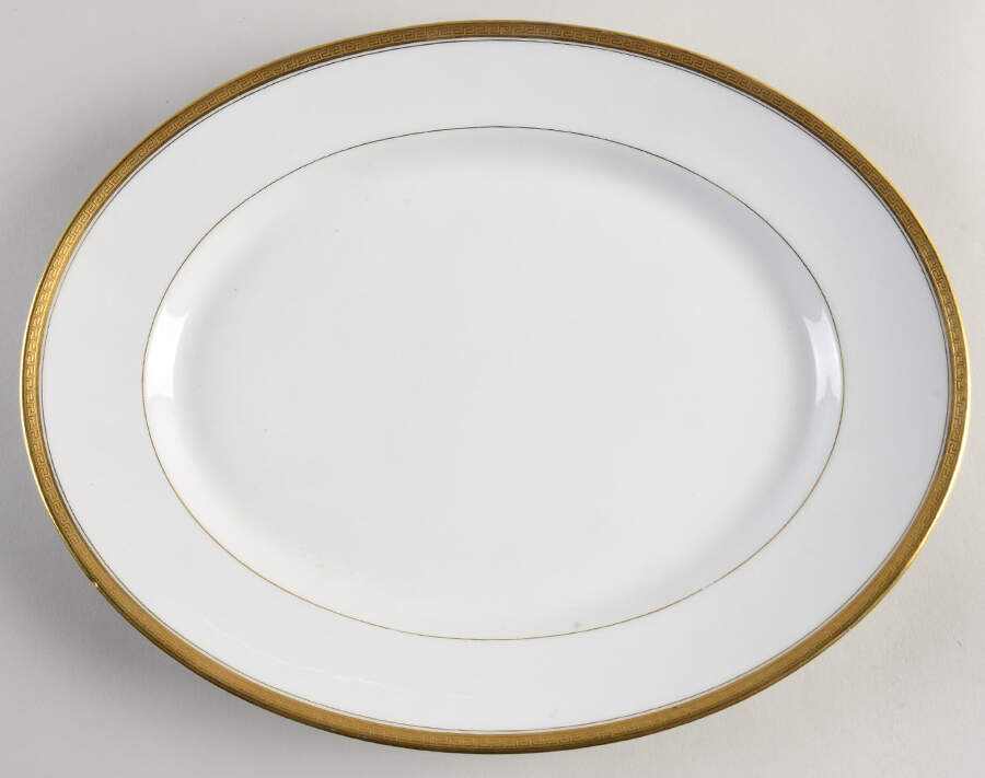 BER67 13" Oval Serving Platter by Bernardaud-1