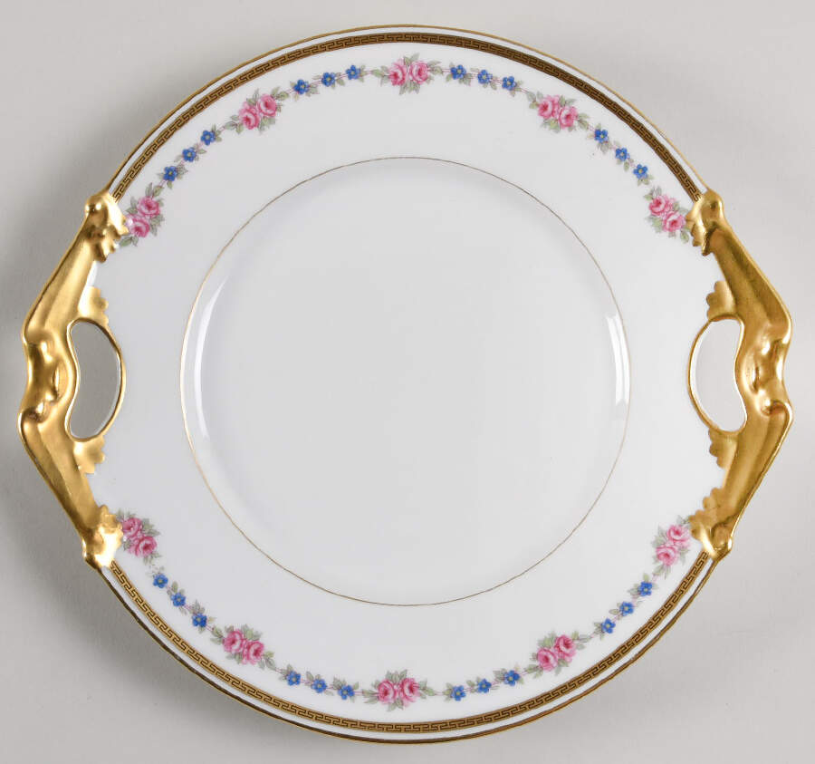 BER7 Handled Cake Plate by Bernardaud-1